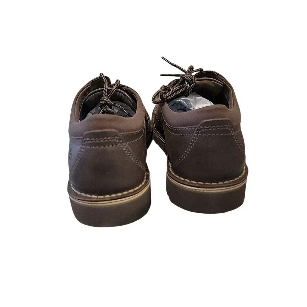 CLARKS Men's Eastford Low Shoes Oxford Dark Brown Size 13‎